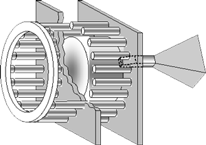 Experimental setup of self-oscillatory system based on CDR with “whispering gallery” modes