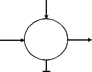 LPTV circuit subjected to action of input harmonic signal and pumping power