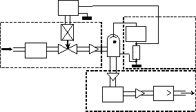 Schematic diagram of the pumping off and power supply system of the electron beam installation with HVGD gun