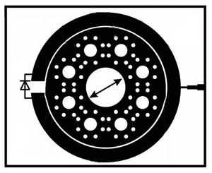 Topology and cross-section of antenna